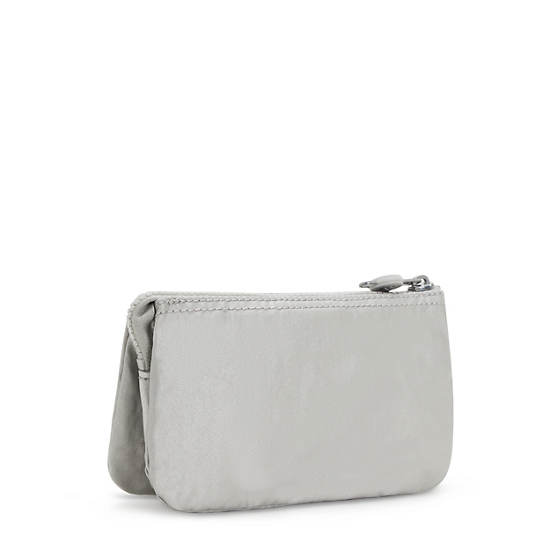 Kipling Creativity Large Classic Metallic Pouch Taske Beige | DK 2072YX